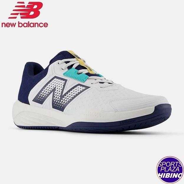 New Balance（ニューバランス） テニスシューズ 696v6 Synthetic (25ss) オールコート用 White/Navy ...