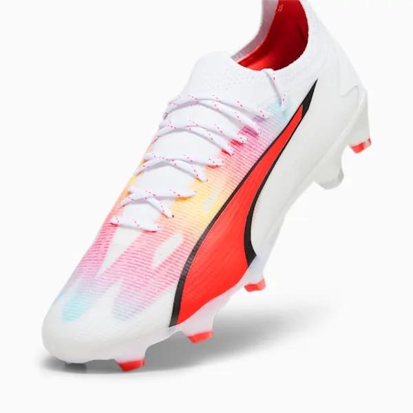 激安工場直販 プーマ（puma） メンズ ウルトラ アルティメット FG/AG サッカー スパイク (23aw) PUMA White-PUMA Black-Fire Orchid 10731101