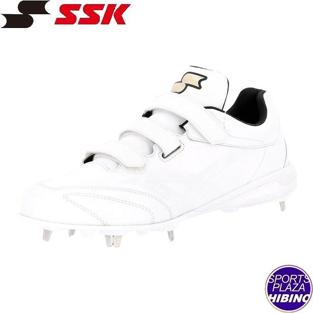 エスエスケイ(ssk) 野球 グローロード TT-VW3 金具スパイク (25ss) シューズ ホワイト×ホワイト SSF3010-1010【白スパイク】【P革可】 | エスエスケイ（スポーツ用品）