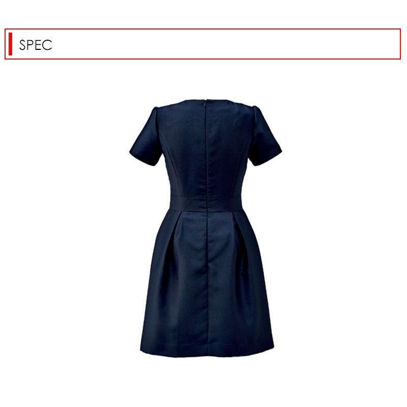 ワンピース o5110 半袖 汗脇パッド バックサテン Boncierge o5110 事務服 オールシーズン 家庭洗濯可能 即日発送可 o5110 Apparelbank 通販 Yahoo ショッピング