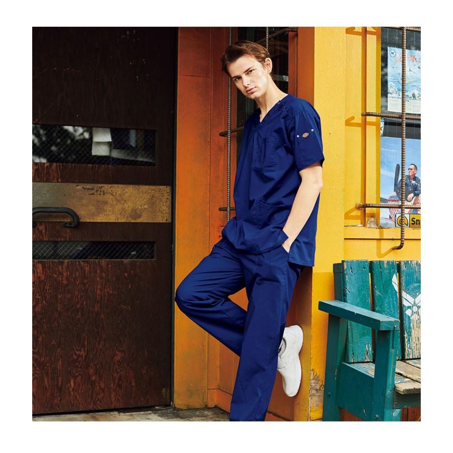 Dickies ネイビー スクラブシャツ・パンツセット 楽天市場】ディッキーズ スクラブ上下セット 男女兼用 シャツ衿