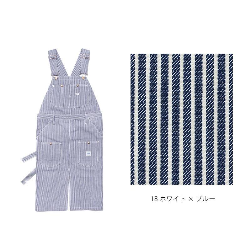 Leeデニム♡ストライプ柄オーバーオールエプロン Lee リー オーバーオールエプロン おしゃれ つなぎエプロン