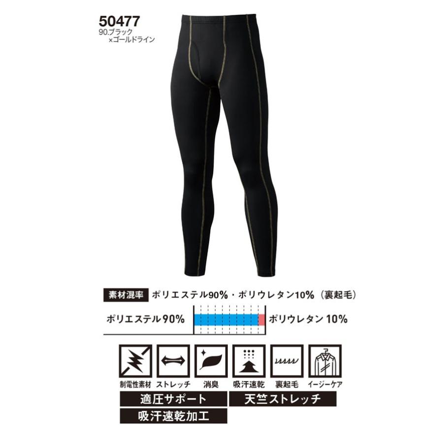 裏起毛タイツ メンズ タイツ 防寒着 アンダーウェア 防寒 作業服 裏起毛 インナー ロングタイツ 作業着 コンプレッション Sowa Apparelbank 通販 Yahoo ショッピング
