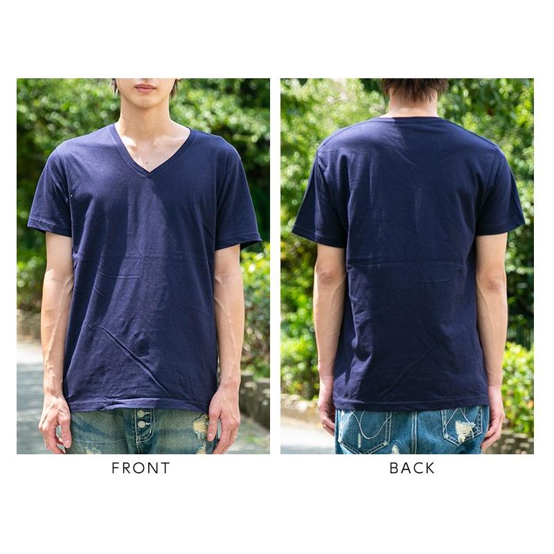 Vネック メンズ Tシャツ 3枚セット 半袖 Tシャツ パックt コットン100 カットソー ネイビー 作業用シャツ 作業着 作業服 送料無料 即日発送 Vneckt 3set Apparelbank 通販 Yahoo ショッピング
