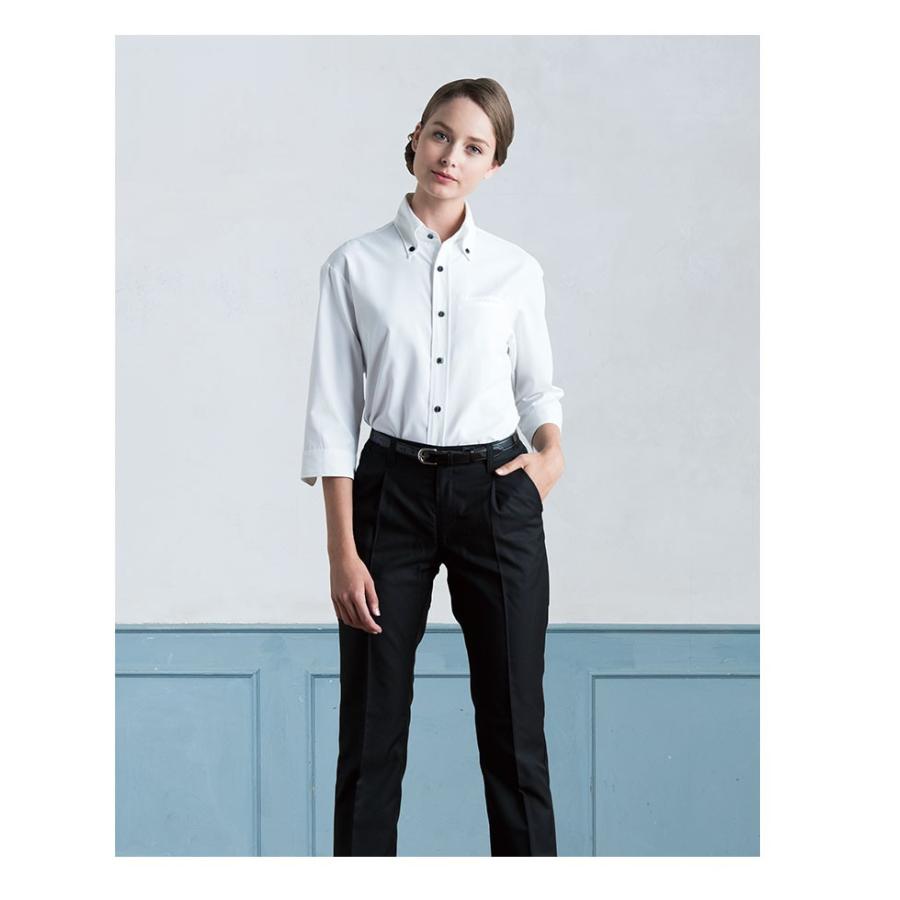 シャツ ダンガリーシャツ 七分袖 男女兼用 ボタンダウン デニム メンズ レディース 左胸ポケット Ep 7619 アパレルユニフォーム 通販 Yahoo ショッピング