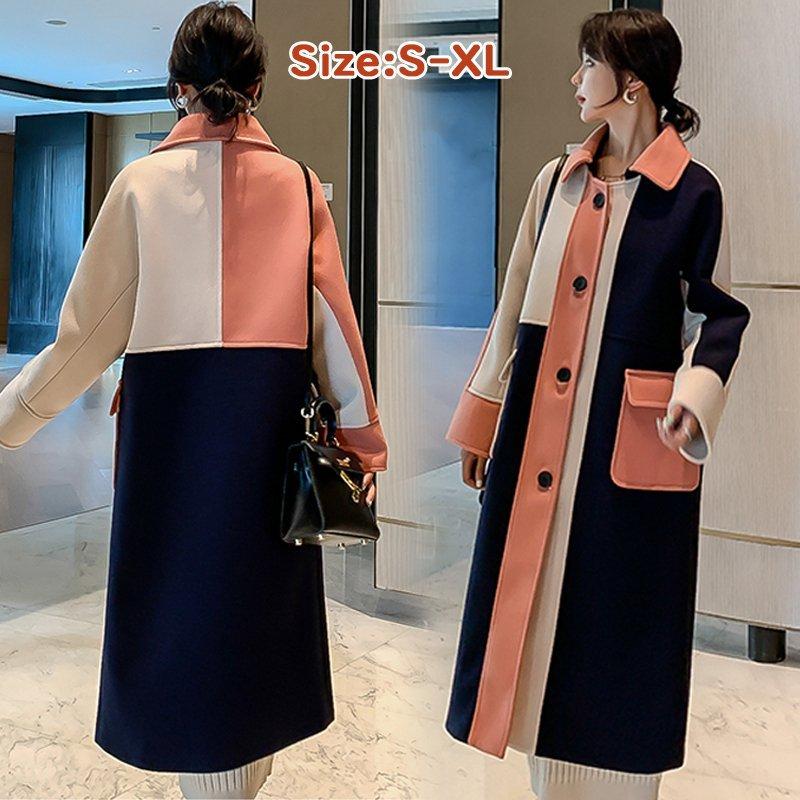チェスターコート レディース 21 色切り替え ロング丈 ゆったり 冬裏地付き お洒落 大きいサイズ 厚手暖かい 体型カバー 秋冬アウター Zys0603a アパーレ 通販 Yahoo ショッピング