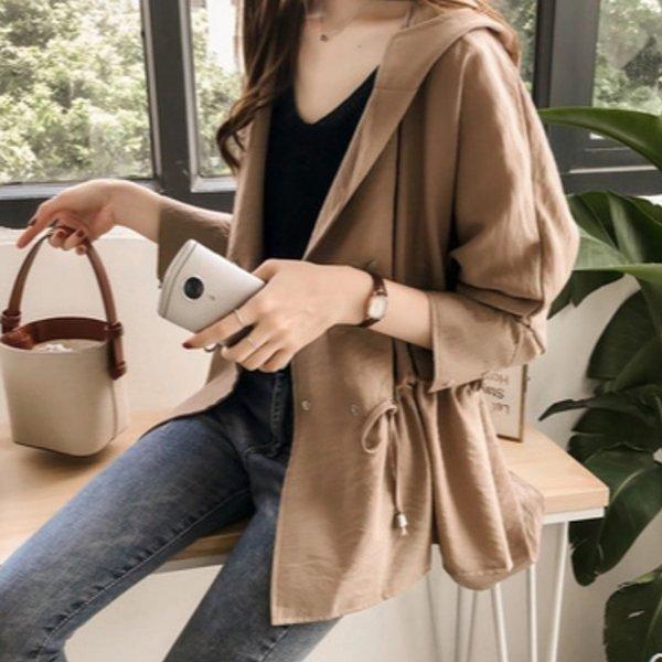 トレンチコート レディース 40代 春 秋 アウター コート ジャケット パーカー フード付き チュニック きれいめ カジュアル 大きいサイズ おしゃれ 着痩せ 新品 Zys0603d アパーレ 通販 Yahoo ショッピング