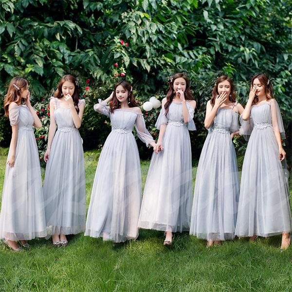 お揃いドレス介添えワンピースタイプロング ショートパーティーウェディングドレスブライズメイド服花嫁の結婚式友達同士着痩せ Zys0617f アパーレ 通販 Yahoo ショッピング