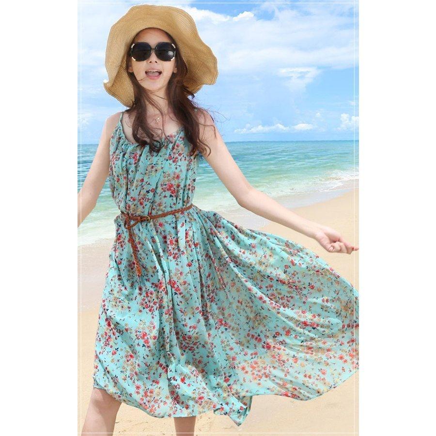 代引き手数料無料 ファッション リゾート ワンピース リゾート リゾート 花柄 きれいめ 服 ワンピース 春夏 上品 膝丈 ワンピース リゾートワンピース ハワイ ワンピース ワンピース サイズ フリー Lifeinlacruz Com