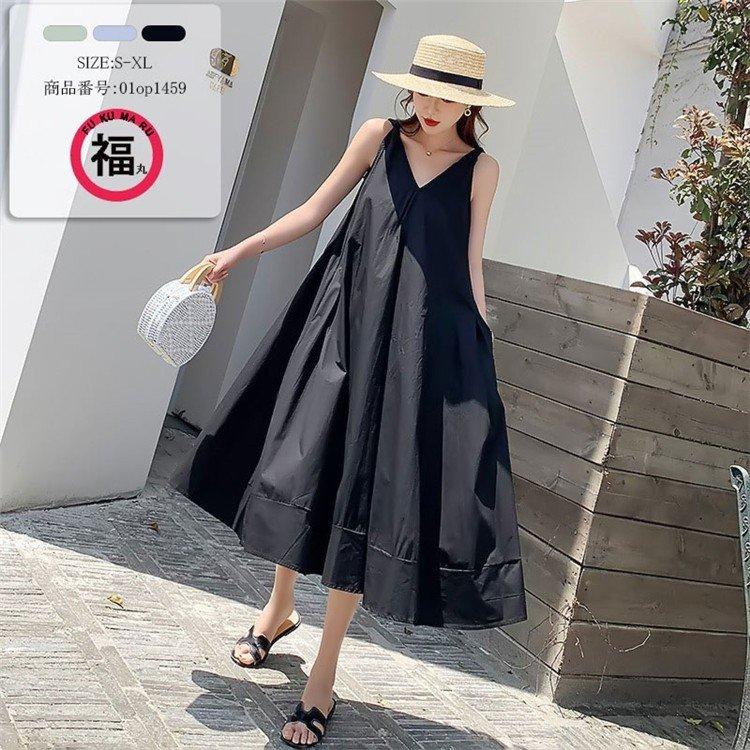 ワンピース ワンピ 膝下丈ワンピース レディース マキシ丈 ロング丈 膝下丈 綿混 ノースリーブ 無地 Aライン シンプル フレア ギャザー コーデ 着痩せ 夏 30代 Zys0703c アパーレ 通販 Yahoo ショッピング