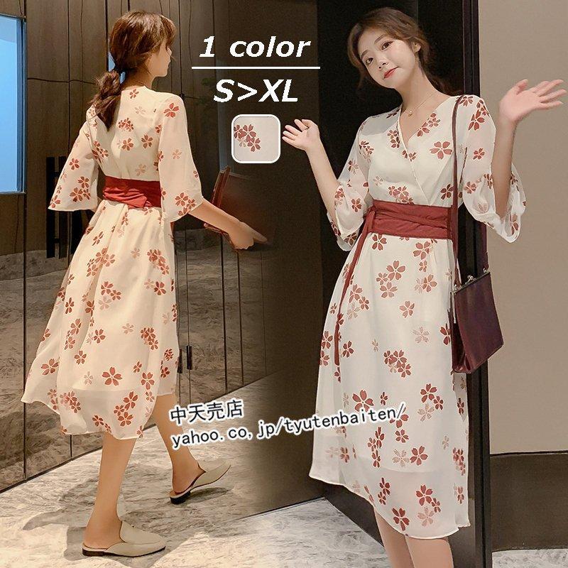 ビーチワンピース 夏 ワンピースレディース代30代40代 Popな柄 チュニック 着痩せ きれいめ おしゃれ カジュアル 大きいサイズ シフォン 和風 リゾート 人気激安