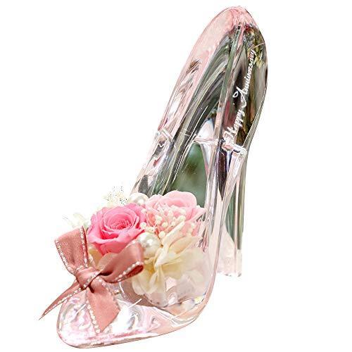 絶対一番安い プリザーブドフラワー Ipfa ガラスの靴 シンデレラ アニバーサリーモデル ギフト 記念日 プレゼント バラ 花 女性 フラワーギフト 結婚祝い 内祝い Turningheadskennel Com