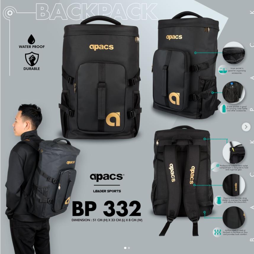 APACS バドミントン バックパック バドミントンバッグ リュックサック