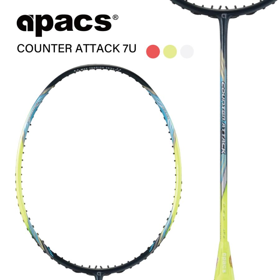 APACS COUNTER ATTACK バドミントン ラケット アパックス バドミントンラケット 35ポンド（COU-A）