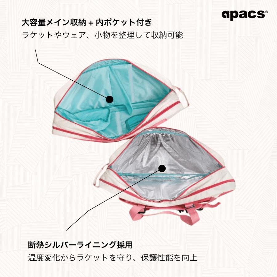 バドミントン ラケットバッグ トーナメントバッグ 3WAY スクエア型