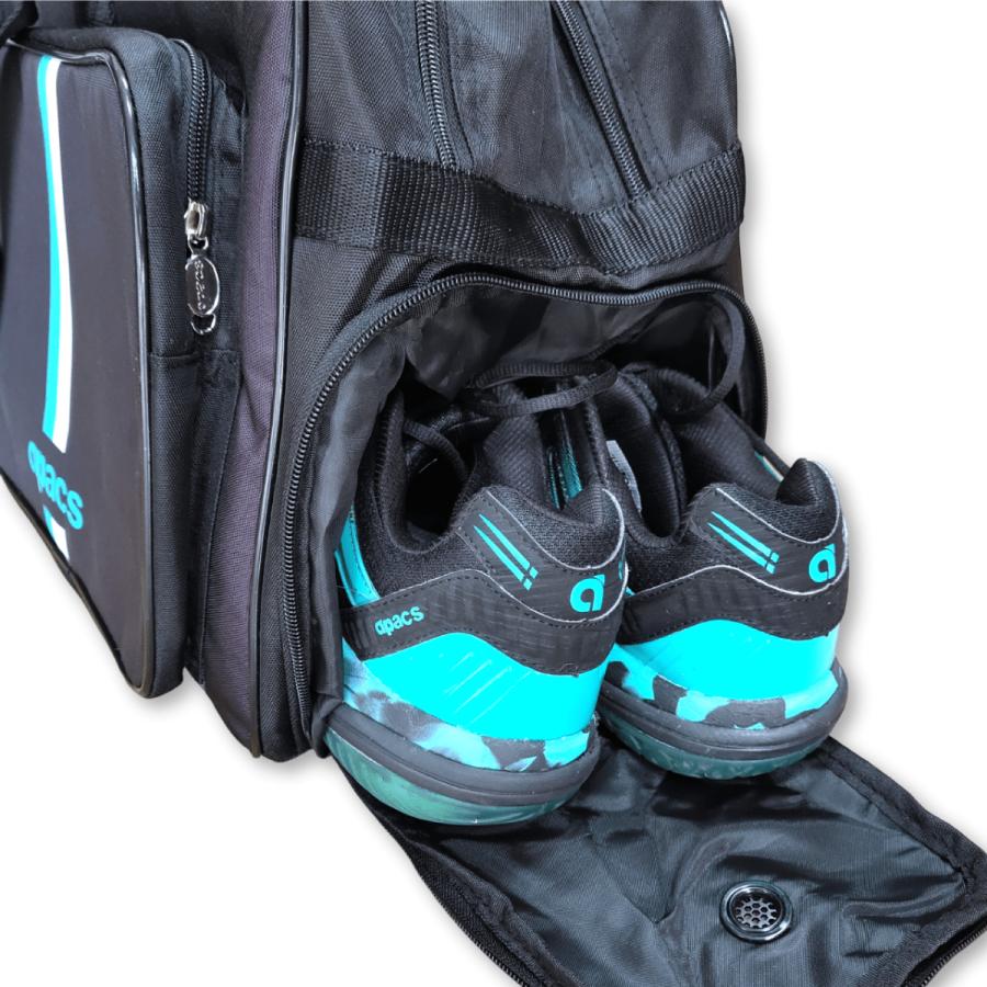 バドミントン ラケットバッグ 高耐久 トーナメントバッグ 収納力抜群