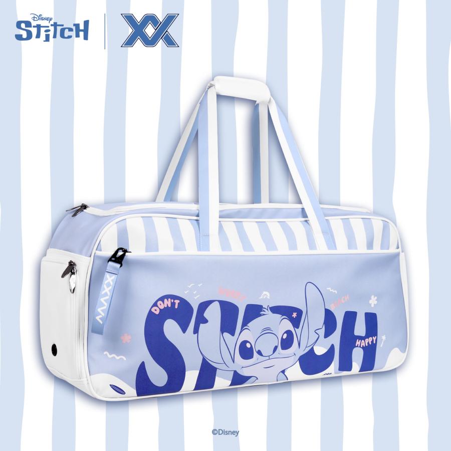 スティッチ ラケットバッグ バドミントン テニス 大容量 2本以上収納可