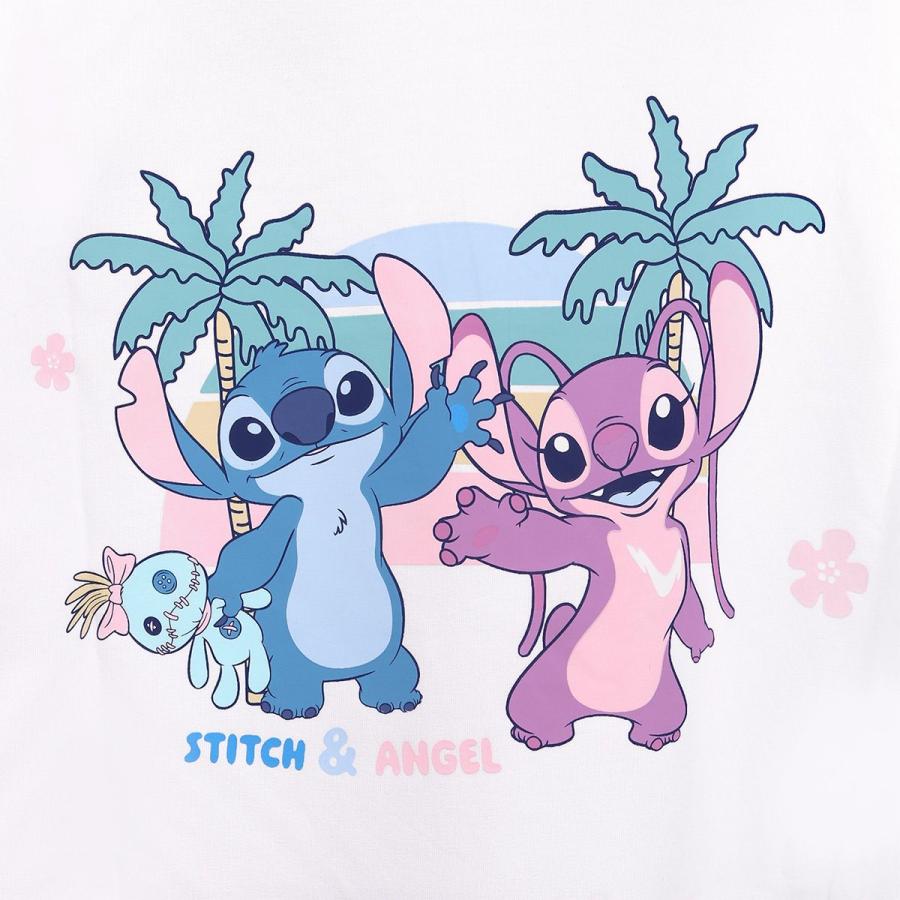 スティッチ エンジェル Tシャツ オーバーサイズ ユニセックス 半袖