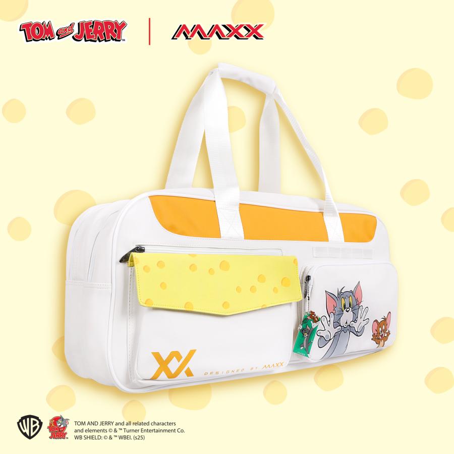トム&ジェリー バドミントン ラケットバッグ 大容量 キーチェーン