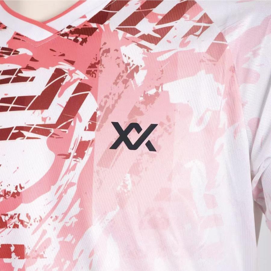 マックス バドミントン ウェア 検定合格品 協会 公認 ゲーム ユニフォーム ジュニア 子供 半袖 ゲームシャツ MAXX MX2005 |  | 09