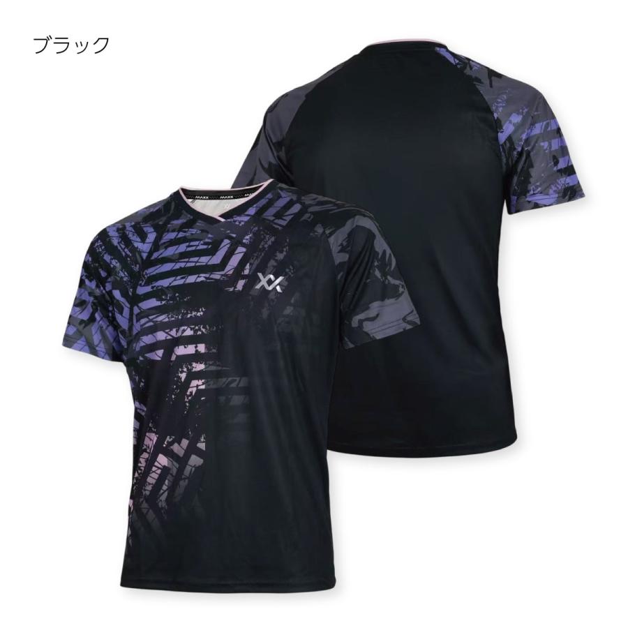 マックス バドミントン ウェア 検定合格品 協会 公認 ゲーム ユニフォーム ジュニア 子供 半袖 ゲームシャツ MAXX MX2005 |  | 01
