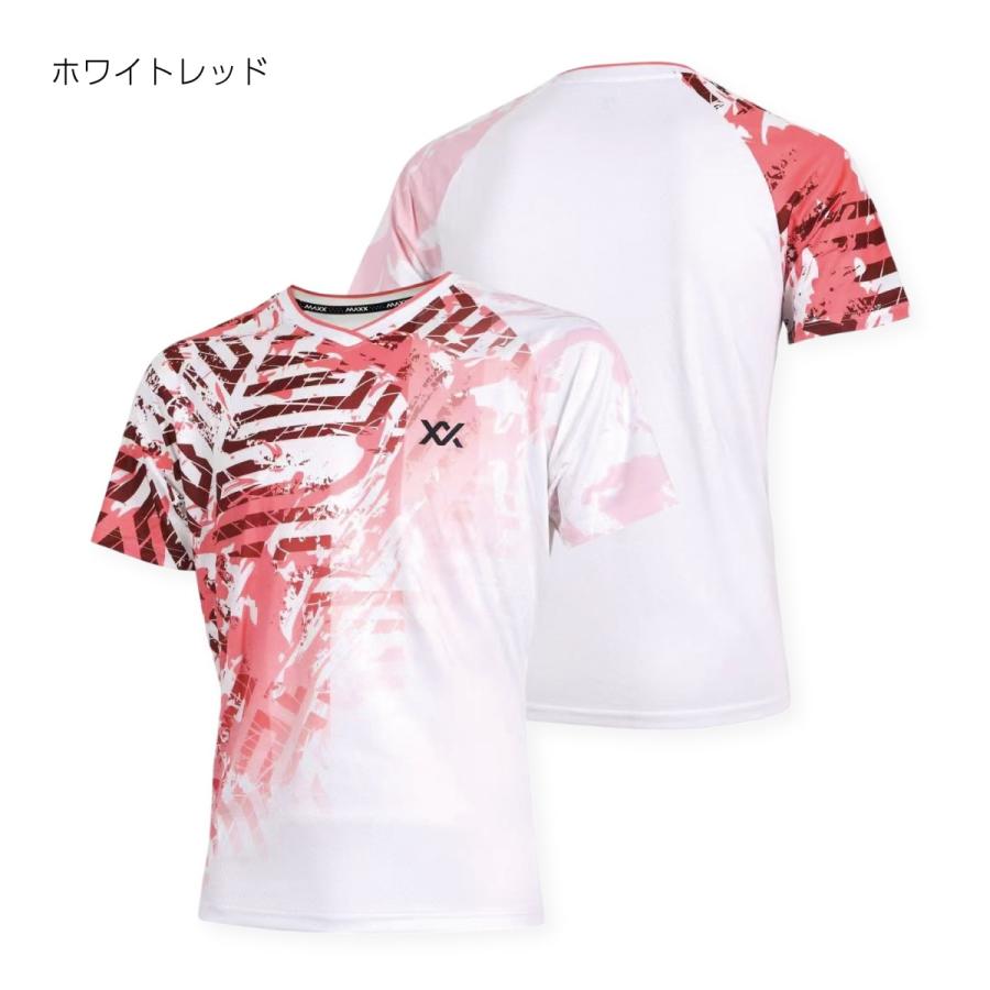 マックス バドミントン ウェア 検定合格品 協会 公認 ゲーム ユニフォーム ジュニア 子供 半袖 ゲームシャツ MAXX MX2005 |  | 03