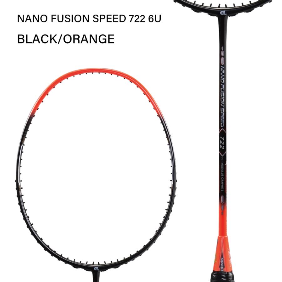 apacs NANO FUSION SPEED 722 Bオレンジ6U ラケット