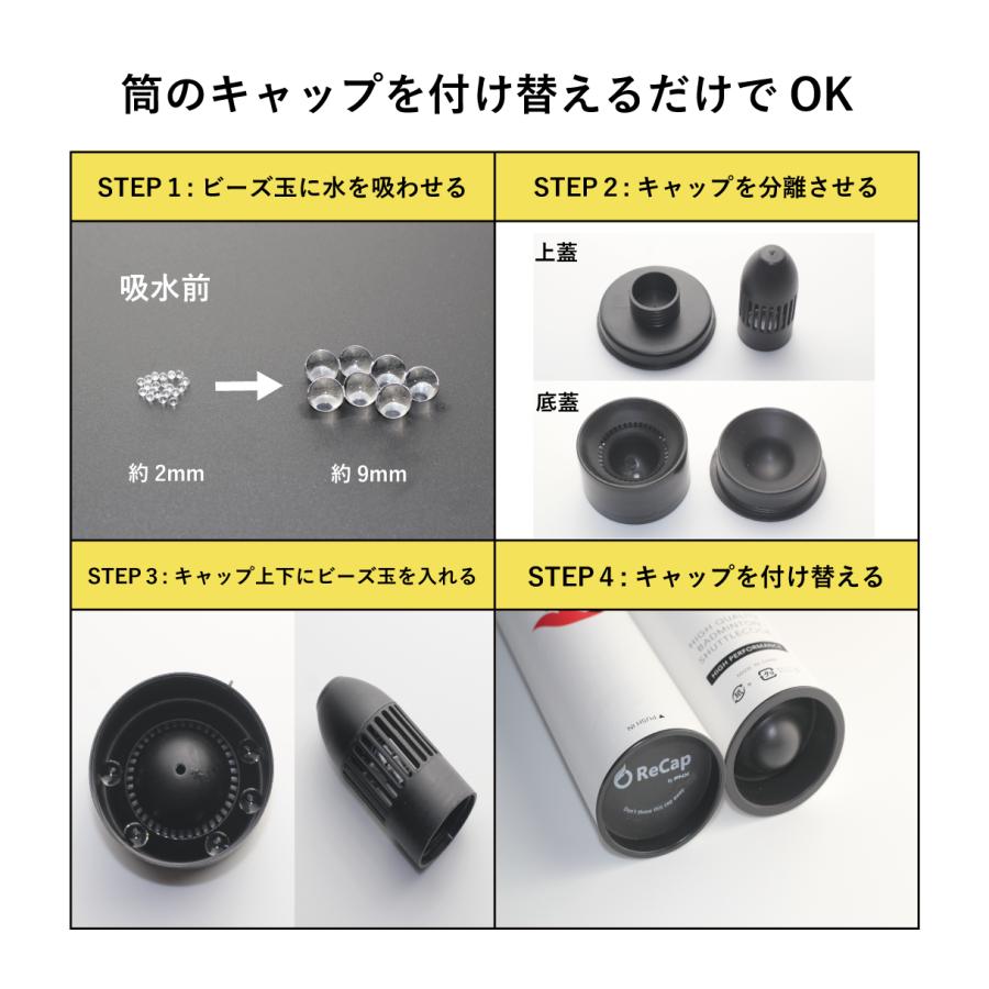 バドミントン用 保湿キャップ リキャップ recap バドミントンシャトル バドミントン シャトル 2個セット |  | 04