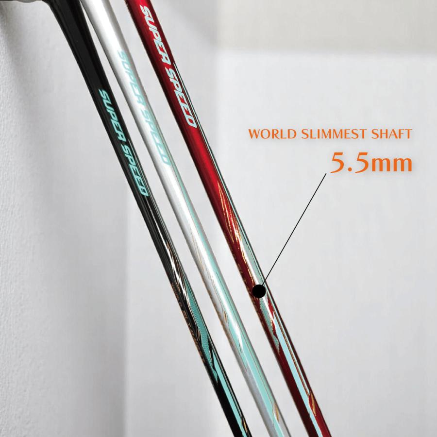 2025年最新モデル 世界最細5.5mmシャフト アパックス バドミントン