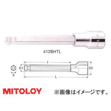 ミトロイ/MITOLOY 1/2"(12.7mm) ヘックスソケット ロング(ボールポイントタイプ) スペア 6mm 406BHTL｜apagency02