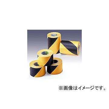 日東電工/NITTO トラテープ 3型 貼り付けタイプ斜め カラー：黄/黒のストライプ サイズ：45mm×10m 入数：6個 ビニールテープ