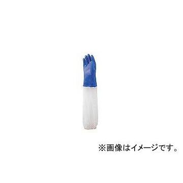 川西工業 KAWANISHI 耐油マックス 腕カバー付 #2304 ブルー サイズ：M〜LL 入数：10双