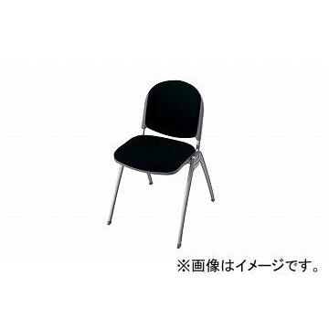 ナイキ/NAIKI 会議用チェアー 4本脚タイプ ブラック E255F-BK 486×567×767mm