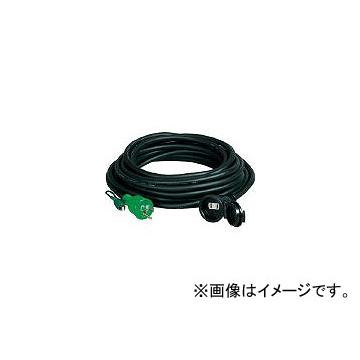 日動工業/NICHIDO 防雨ポッキン延長コード シングル20Mタイプ PSW20E(3686621) JAN：4937305019108