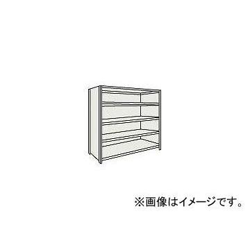 トラスコ中山/TRUSCO 軽量棚背板・側板付 W875×D600×H1500 5段 53W25 NG(5039177) JAN：4989999722512