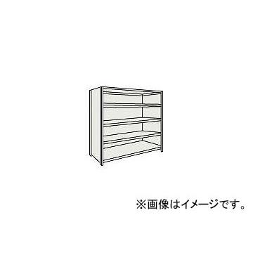 トラスコ中山/TRUSCO 軽量棚背板・側板付 W1500×D300×H2100 5段 75V25 NG(5039428) JAN：4989999724554