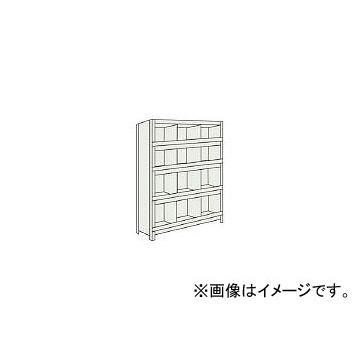 トラスコ中山/TRUSCO 軽量棚 縦仕切前当付 W875×D450×H1200 3列4段 43X55 NG(5039606) JAN：4989999721485