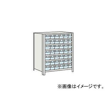 トラスコ中山/TRUSCO 軽量棚 875×450×H1200 樹脂引出透明 小×42 43X808C7 NG(5033667) JAN：4989999721614