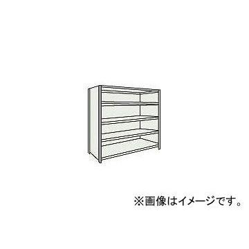 トラスコ中山/TRUSCO 軽量150型背側板付棚 1200×450×H1800 5段 TLA64S25(2834596)