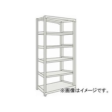 トラスコ中山 M3型中量棚 1200×571×H2400 6段 単体 NG M38466 NG(3515974)