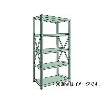 トラスコ中山/TRUSCO R3型中量棚 900×900×H1800 5段 単体 R36395(5051649) JAN：4989999738735