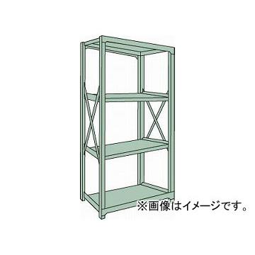 トラスコ中山/TRUSCO R3型中量棚 1800×450×H1800 4段 単体 R36654(5051690) JAN：4989999738995