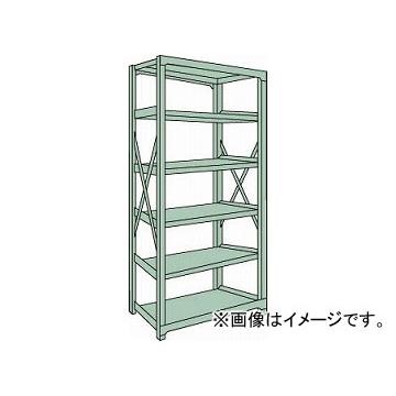 トラスコ中山/TRUSCO R3型中量棚 1800×900×H2400 6段 単体 R38696(5048982) JAN：4989999740035