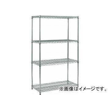 トラスコ中山/TRUSCO ステンレス製メッシュラック H1533×W605×D457 4段 TSM5244(3526950) JAN：4989999825367