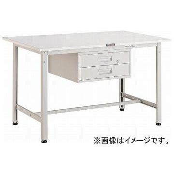 トラスコ中山/TRUSCO AE型作業台 900×600×H740 2段引出付 W色 AE0960F2W
