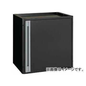 トラスコ中山/TRUSCO カスタムワゴン用 開き戸キャビネット ブラック(中棚板付) TACTSETBK(3360831) JAN：4989999010374