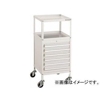 トラスコ中山/TRUSCO ミニキャビネットワゴン400×440×880LVR-421付 W MCW421W