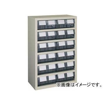 トラスコ中山/TRUSCO 横型バンラックケースM型 592×307×H890 2列6段 TM46BW(3324664)