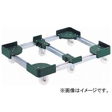 トラスコ中山/TRUSCO 伸縮式コンテナ台車 内寸495-595×795-895 6輪型 FCD65080(3379850) JAN：4989999662351