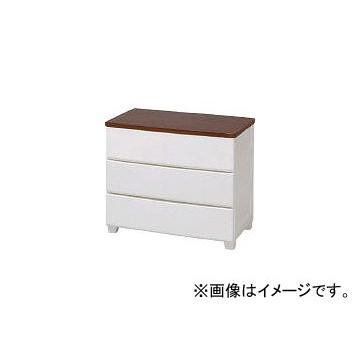 アイリスオーヤマ/IRISOHYAMA ウッドトップチェスト ホワイト/ウォールナット MG556(4101081) JAN：4905009805761